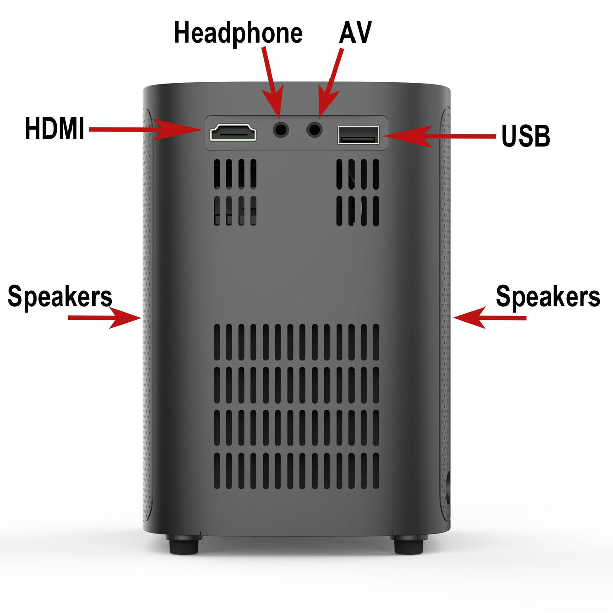 HoliScapes® USB Projector Kit - 4 Seasons + Projector + 48" x 72" Projection Screen