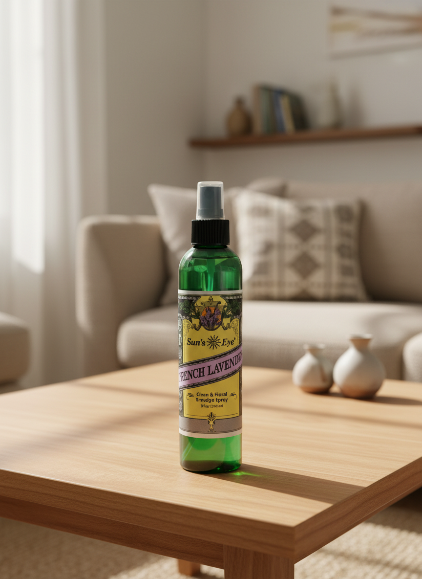 Sun's Eye French Lavender Mist for Relaxation and Aromatherapy